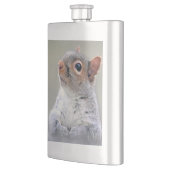 キュートな奇妙なリスのプロフィール写真 フラスク (左)