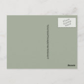 キュートな奇妙リス ポストカード (裏面)