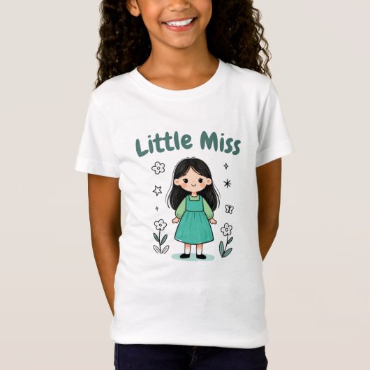 キュートな女子のTシャツ Tシャツ (正面)