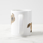 キュートな好奇心の漫画ハイエナジャンボマグカップ ジャンボコーヒーマグカップ (裏面)