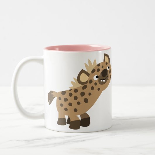 キュートな好奇心の漫画ハイナマグカップ ツートーンマグカップ (左)