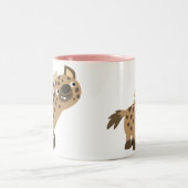 キュートな好奇心の漫画ハイナマグカップ ツートーンマグカップ (中央)