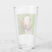 キュートな好奇心の牛4Clyde タンブラーグラス (裏面)