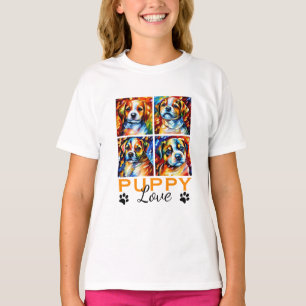 キュートな子犬Tシャツ Tシャツ