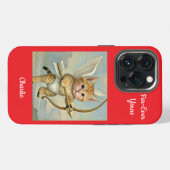 キュートな子猫のキューピッド iPhoneケース (裏面横)