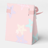 キュートな子猫の誕生日ギフトボックス_ パステルデザイン フェイバーボックス (裏面サイド)
