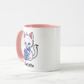 キュートな子猫スケッチとギフト マグカップ (正面左)