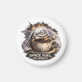 キュートな宇宙燃料ウサギのコーヒーハロウィンマジック マグネット