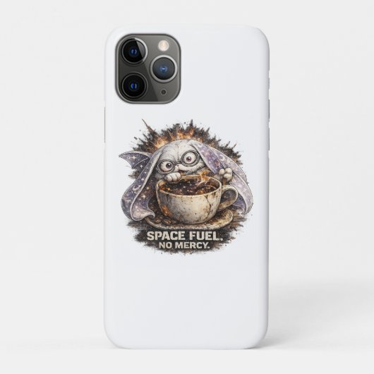 キュートな宇宙燃料ウサギのコーヒーハロウィンマジック Case-Mate iPhoneケース (裏)