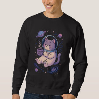キュートな宇宙猫アート | Meowstronaut Fuel マグ&Tシャツ スウェットシャツ