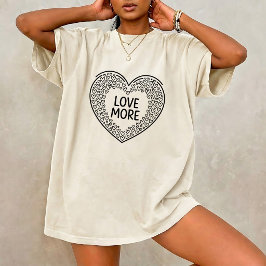 キュートな小さなハートのポジティブな引用符Tシャツ Tシャツ