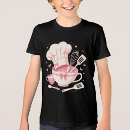 キュートな小さなパン屋さん料理クラブ トライブレンドTシャツ