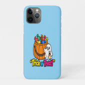 キュートな幽霊のトリック・オア・トリート ハロウィンパターンのスマートフォン Case-Mate iPhoneケース (裏)