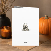 キュートな幽霊のハロウィンカード お化けの「ブー」 カード
