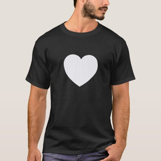 キュートな幽霊 白いストライプ 縦ライン パターン ミ Tシャツ (正面)