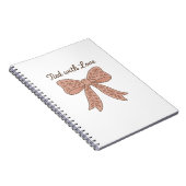 キュートな弓ジャーナル ノートブック (右側)