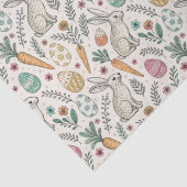 キュートな復活祭のブンニスカンジパターン 薄葉紙 (詳細)