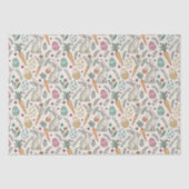 キュートな復活祭のブンニスカンジパターン 薄葉紙 (正面)