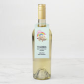 キュートな怠け者のスロスと太陽&レインボー ボトルネックタグ (ボトル)