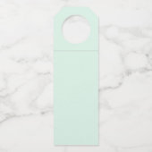 キュートな怠け者のスロスと太陽&レインボー ボトルネックタグ (裏面)