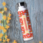 キュートな恐竜と虹 ウォーターボトル