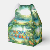 キュートな恐竜のビーフボックス フェイバーボックス (裏面サイド)