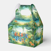 キュートな恐竜のビーフボックス フェイバーボックス (裏面サイド)