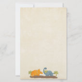 キュートな恐竜の先史時代の野生生物 (正面)