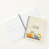 キュートな恐竜の先史時代の野生生物 ノートブック (内部)