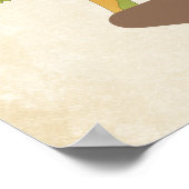 キュートな恐竜の先史時代の野生生物 ポスター (角)