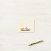 キュートな恐竜の先史時代の野生生物 ポストイット (デスク上)