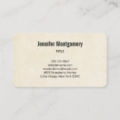 キュートな恐竜の先史時代の野生生物 名刺 (裏面)