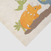 キュートな恐竜の先史時代の野生生物 薄葉紙 (詳細)