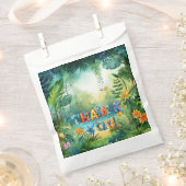 キュートな恐竜の好意バッグ フェイバーバッグ (クリップ留めされた状態)