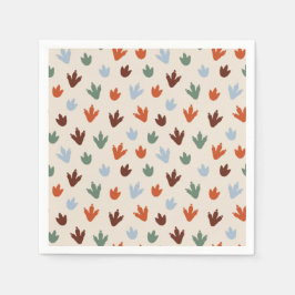 キュートな恐竜の誕生日パーティナプキンス スタンダードカクテルナプキン