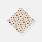 キュートな恐竜の誕生日パーティナプキンス スタンダードカクテルナプキン (角)