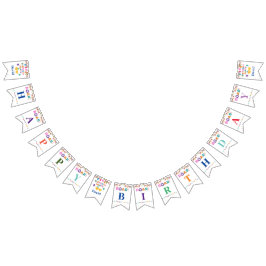 キュートな恐竜の誕生日パーティーをテーマにした装飾 バンティングフラッグ