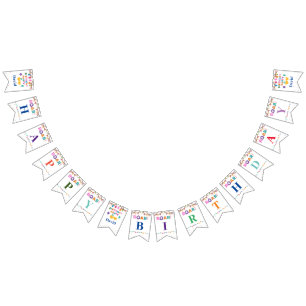 キュートな恐竜の誕生日パーティーをテーマにした装飾 バンティングフラッグ