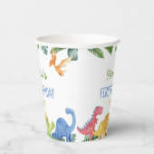 キュートな恐竜の誕生日パーティー 紙コップ (右)