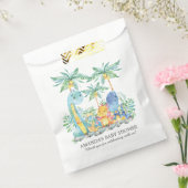 キュートな恐竜の赤ちゃんシャワーバッグ フェイバーバッグ (封をした状態)