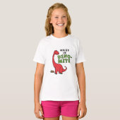 キュートな恐竜ディノダニカスタマイズデザイン Tシャツ (正面フル)