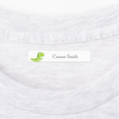 キュートな恐竜気にの学校名の服 ラベル (貼付)