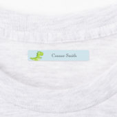 キュートな恐竜気にの学校名の服 ラベル (貼付)