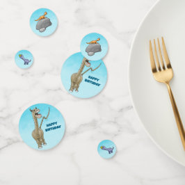 キュートな恐竜3匹 コンフェッティ