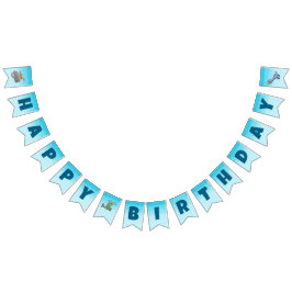 キュートな恐竜3匹 バンティングフラッグ