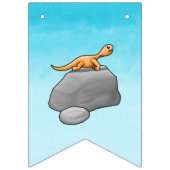 キュートな恐竜3匹 バンティングフラッグ (第1の旗)