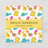 キュートな恐竜、キッズセ遊ンタ、アクティビティセンター スクエア名刺 (正面)