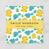 キュートな恐竜、キッズセ遊ンタ、アクティビティセンター スクエア名刺 (正面)