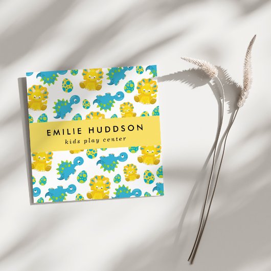 キュートな恐竜、キッズセ遊ンタ、アクティビティセンター スクエア名刺