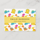 キュートな恐竜、キッズセ遊ンタ、アクティビティセンター 名刺 (正面)